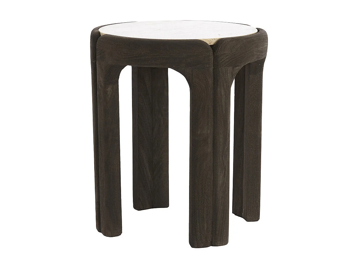 Table d'appoint ALI - Ø45x50 cm - Gris