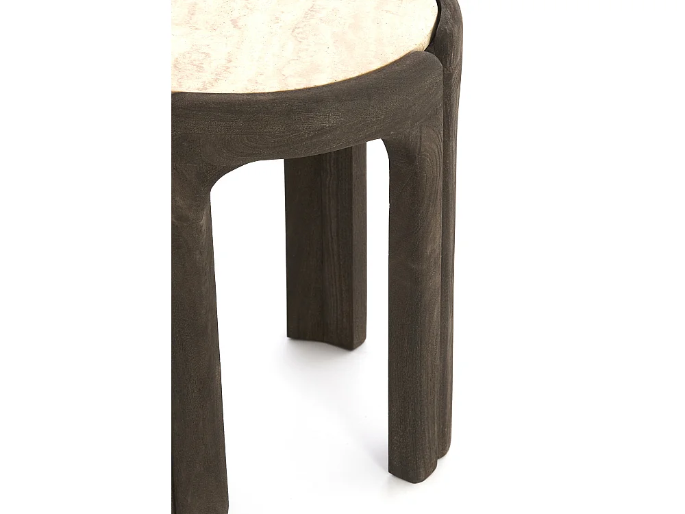 Table d'appoint ALI - Ø45x50 cm - Gris