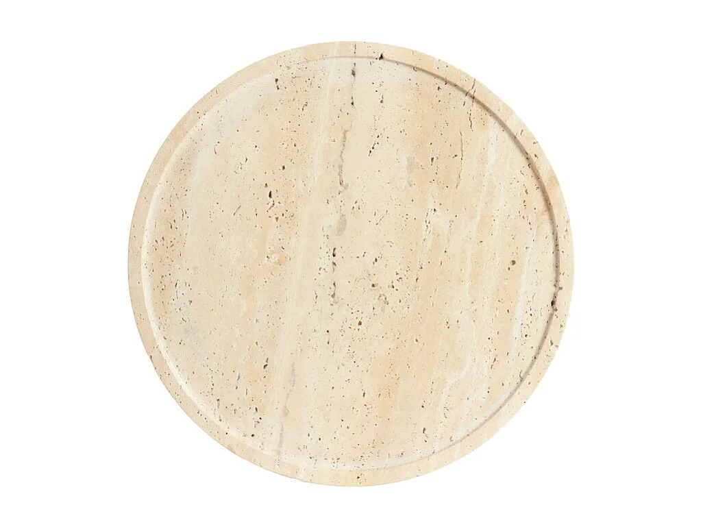 Table d'appoint CIVITA - Ø37x49 cm - Marron