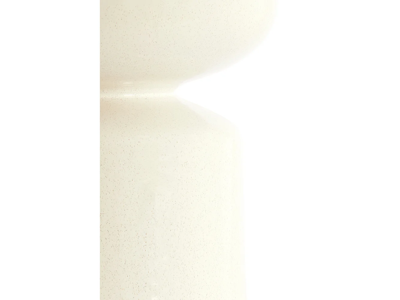 Table d'appoint KOTOR - Ø33,5x45 cm - Blanc