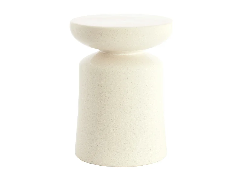 Table d&#039;appoint KOTOR - Ø33,5x45 cm - Blanc