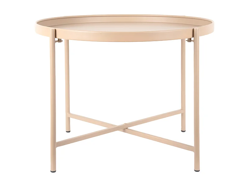 Table d'appoint Meseta - 50x50x38,5 cm - Marron