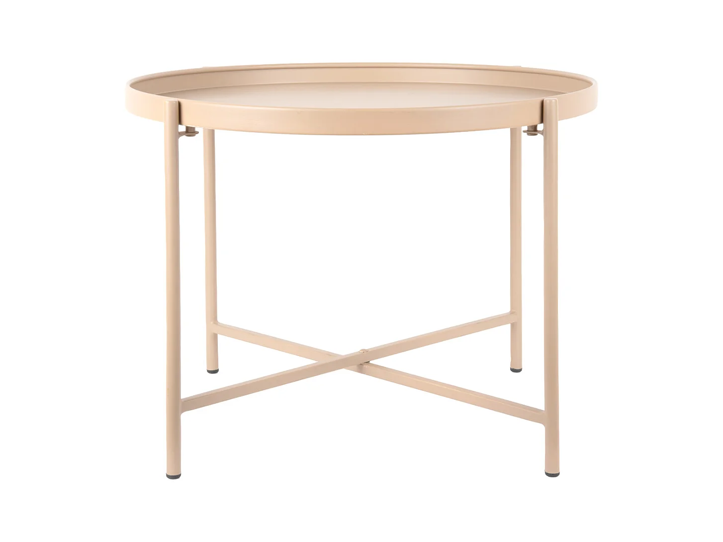 Table d'appoint Meseta - 50x50x38,5 cm - Marron