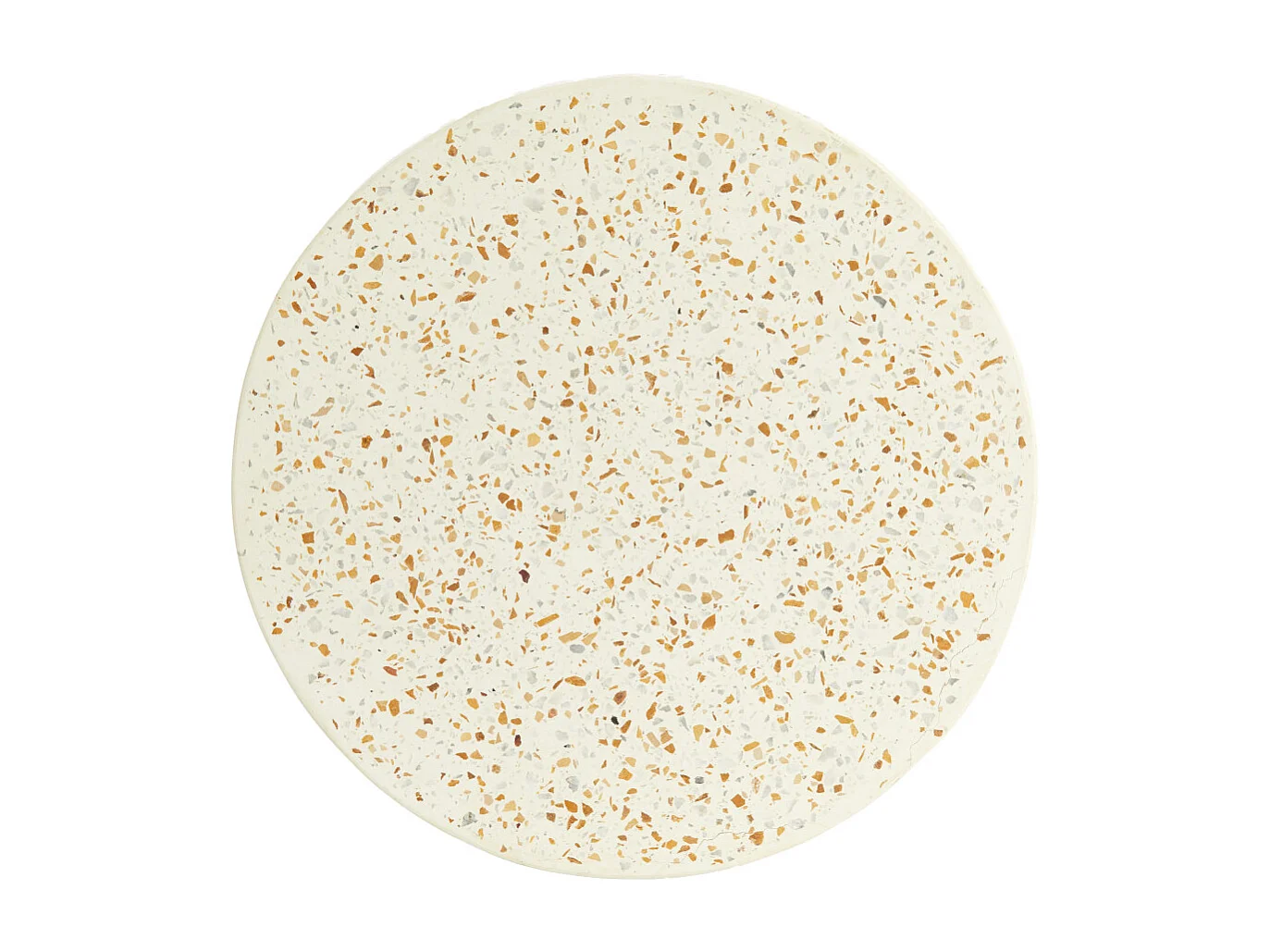 Table d'appoint MORAVIT - Ø32x54 cm - Blanc