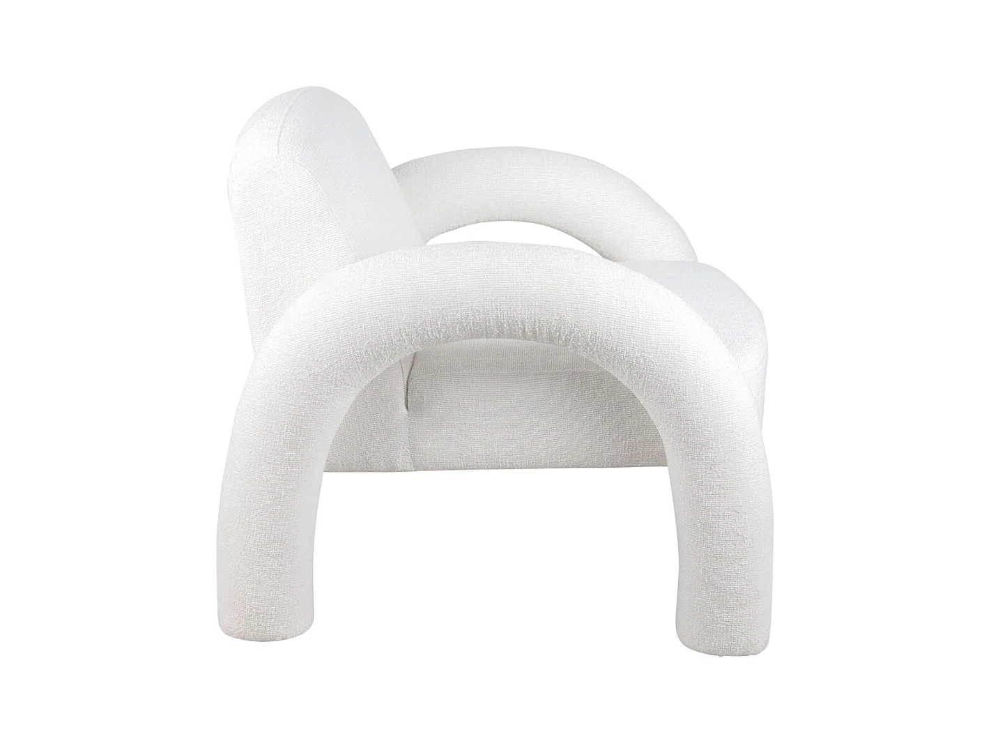 Fauteuil Brazo - 88x74x74 cm - Blanc