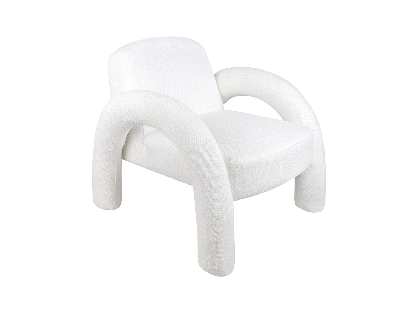 Sessel Brazo - 88x74x74 cm - Weiß