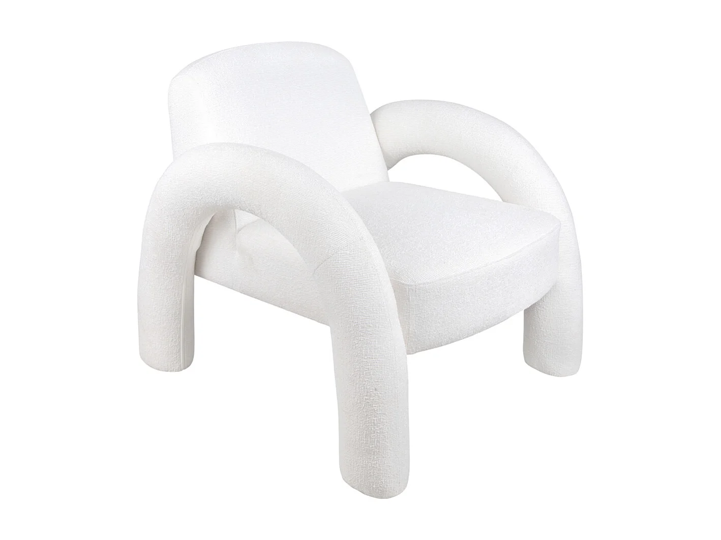 Sillón Brazo Melange - Blanco roto