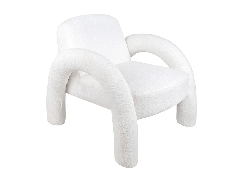 Fauteuil Brazo - 88x74x74 cm - Blanc