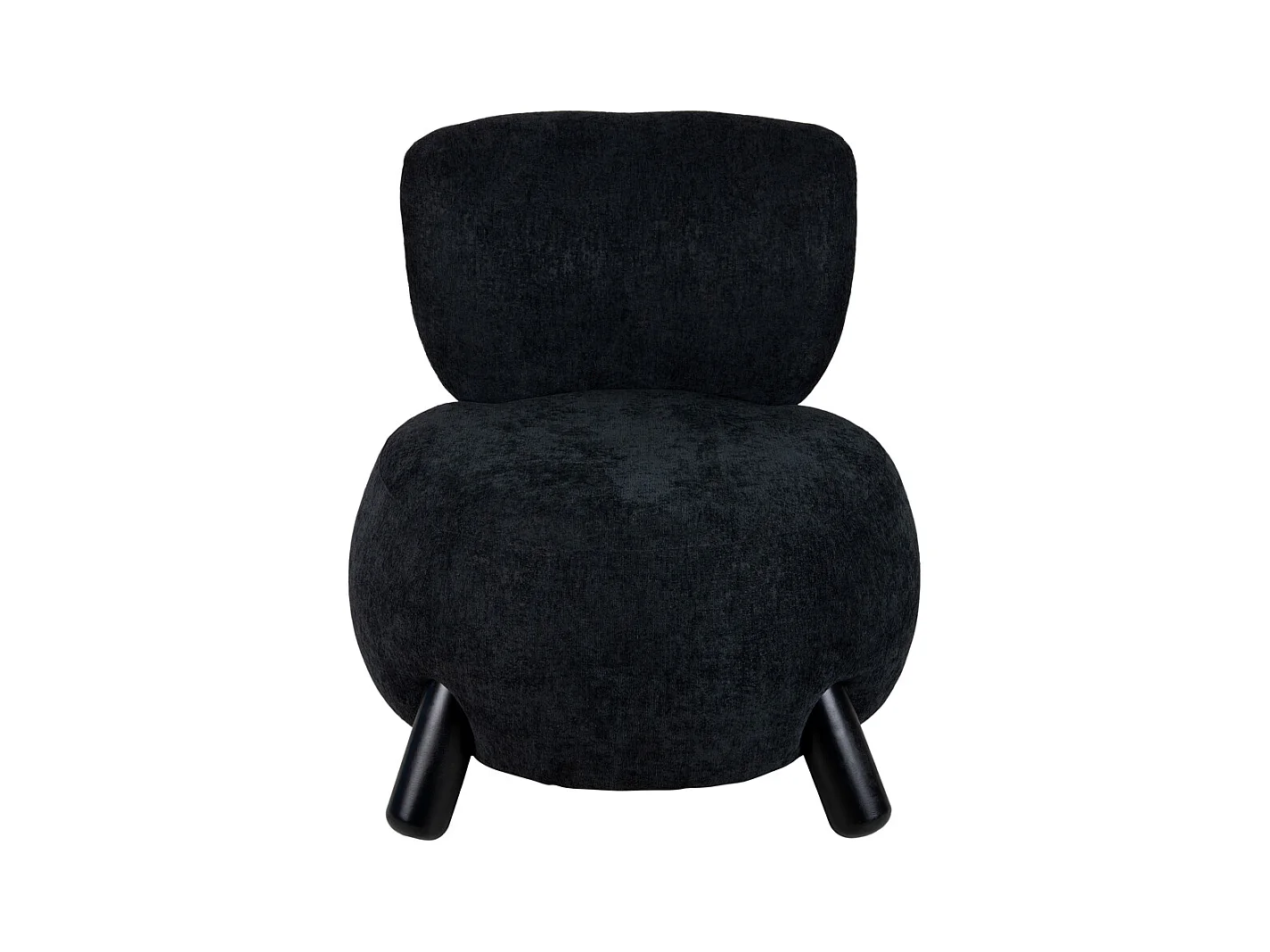 Fauteuil Busto - 74x74x74 cm - Noir