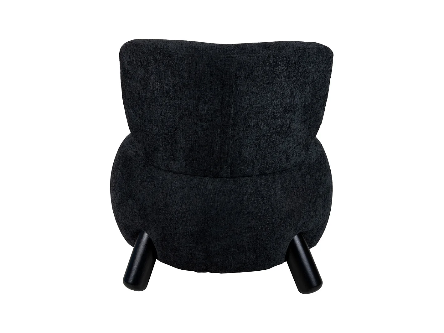 Fauteuil Busto - 74x74x74 cm - Noir