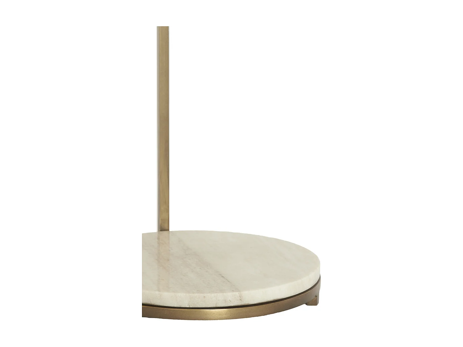 Bijzettafel LEDA - Ø26x76 cm - Bruin