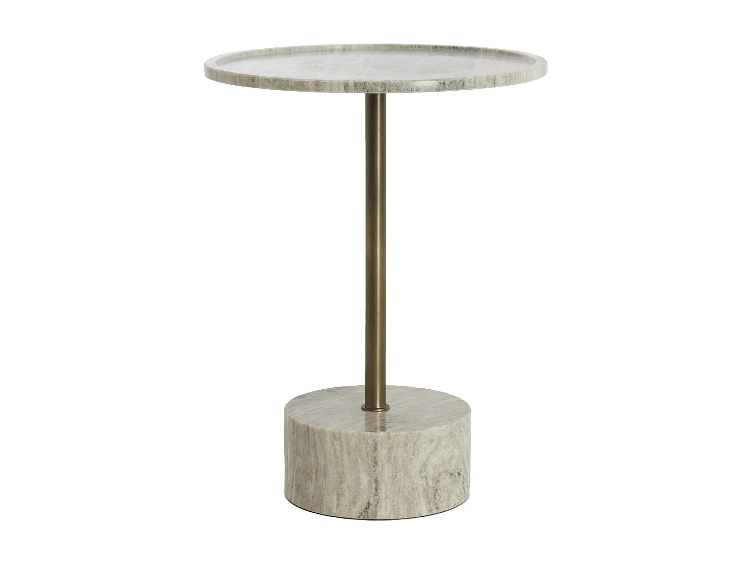 Table d&#039;appoint CIVITA - Ø41x53 cm - Marron