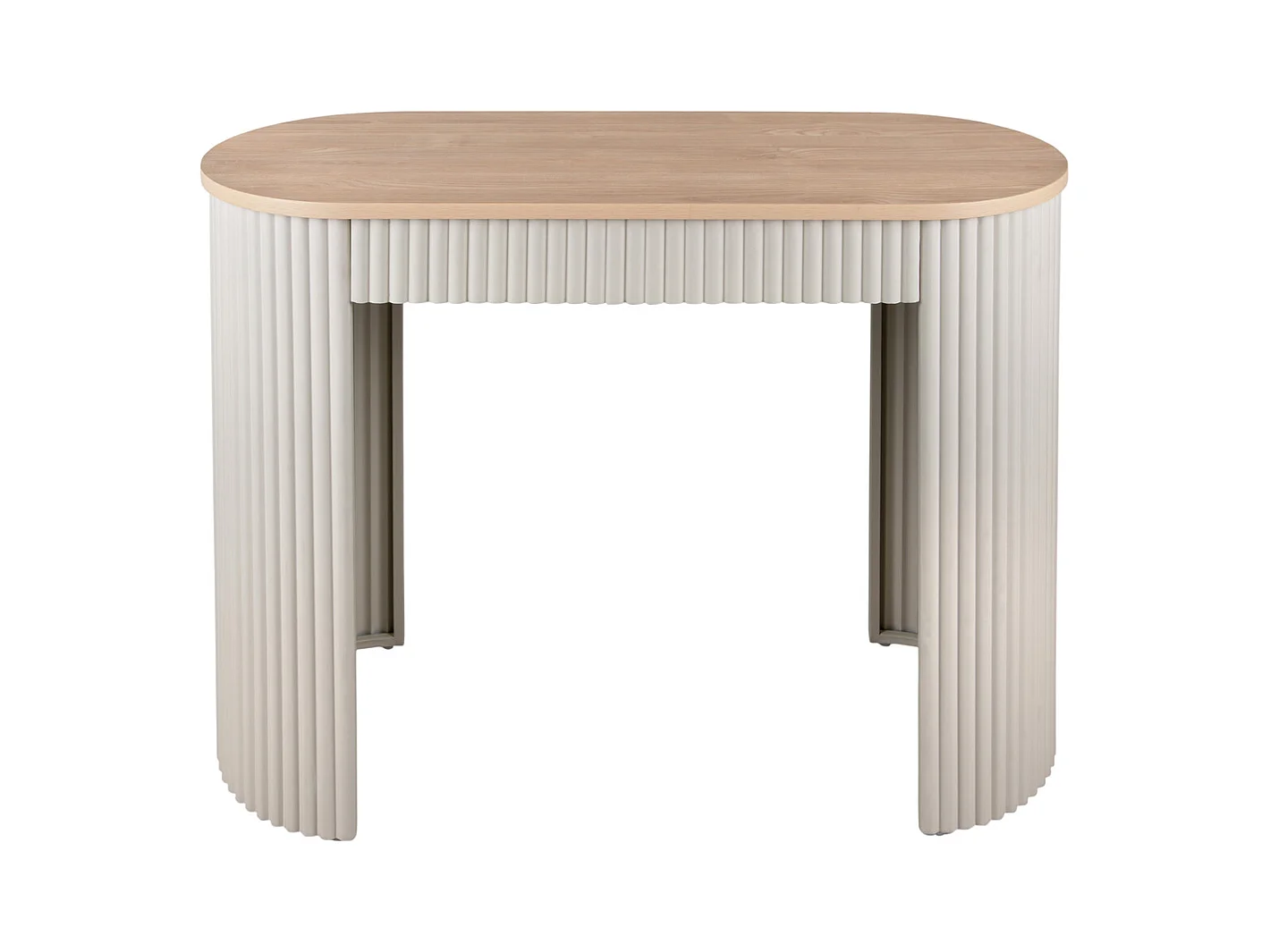 Table d'appoint Estriado - 100x40x76,5 cm - Gris