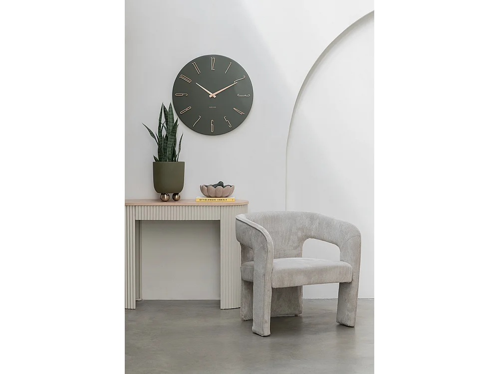 Table d'appoint Estriado - 100x40x76,5 cm - Gris