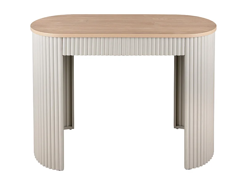 Table d'appoint Estriado - 100x40x76,5 cm - Gris