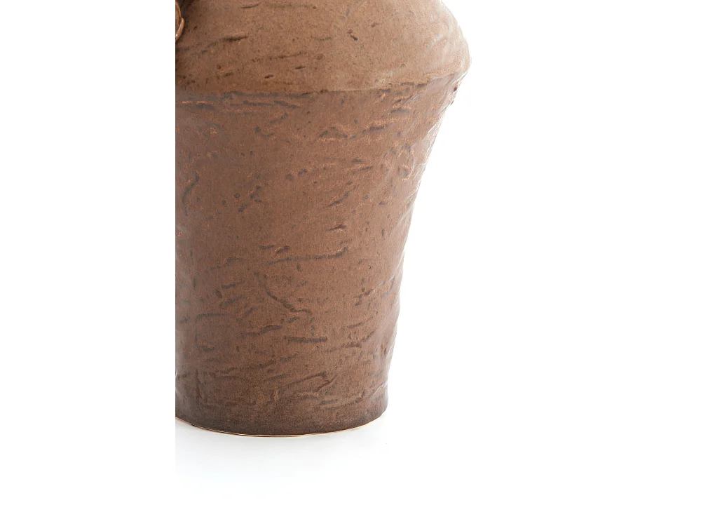 Vase VOLCA - 24x20,5x28 cm - Marron