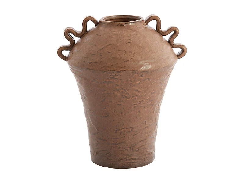 Vase VOLCA - 24x20,5x28 cm - Marron