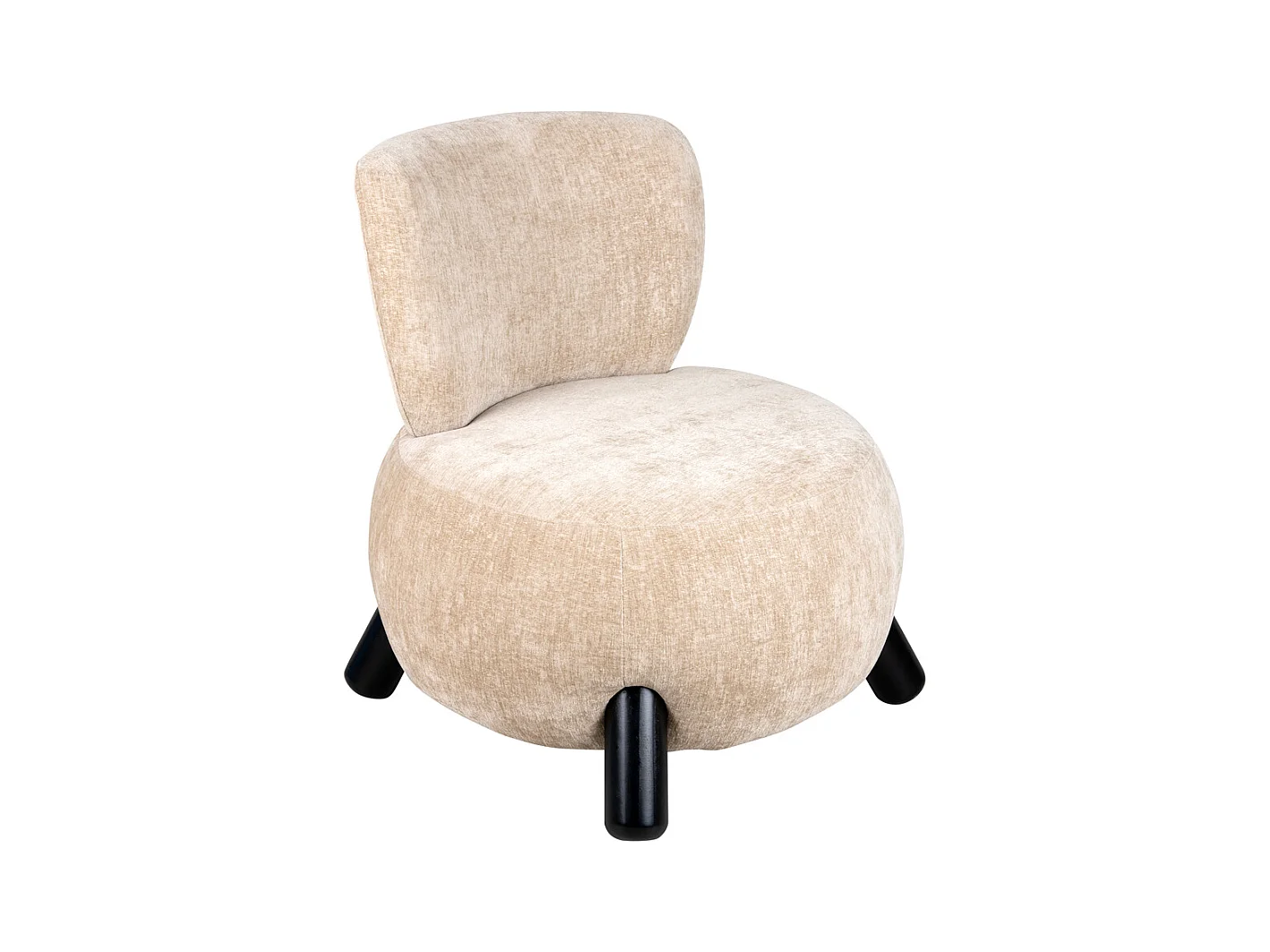 Sessel Busto - 74x74x74 cm - Braun