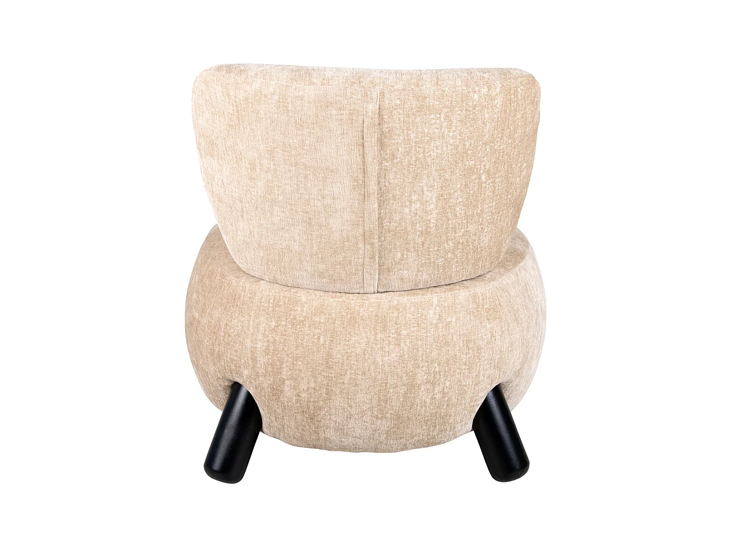 Sessel Busto - 74x74x74 cm - Braun