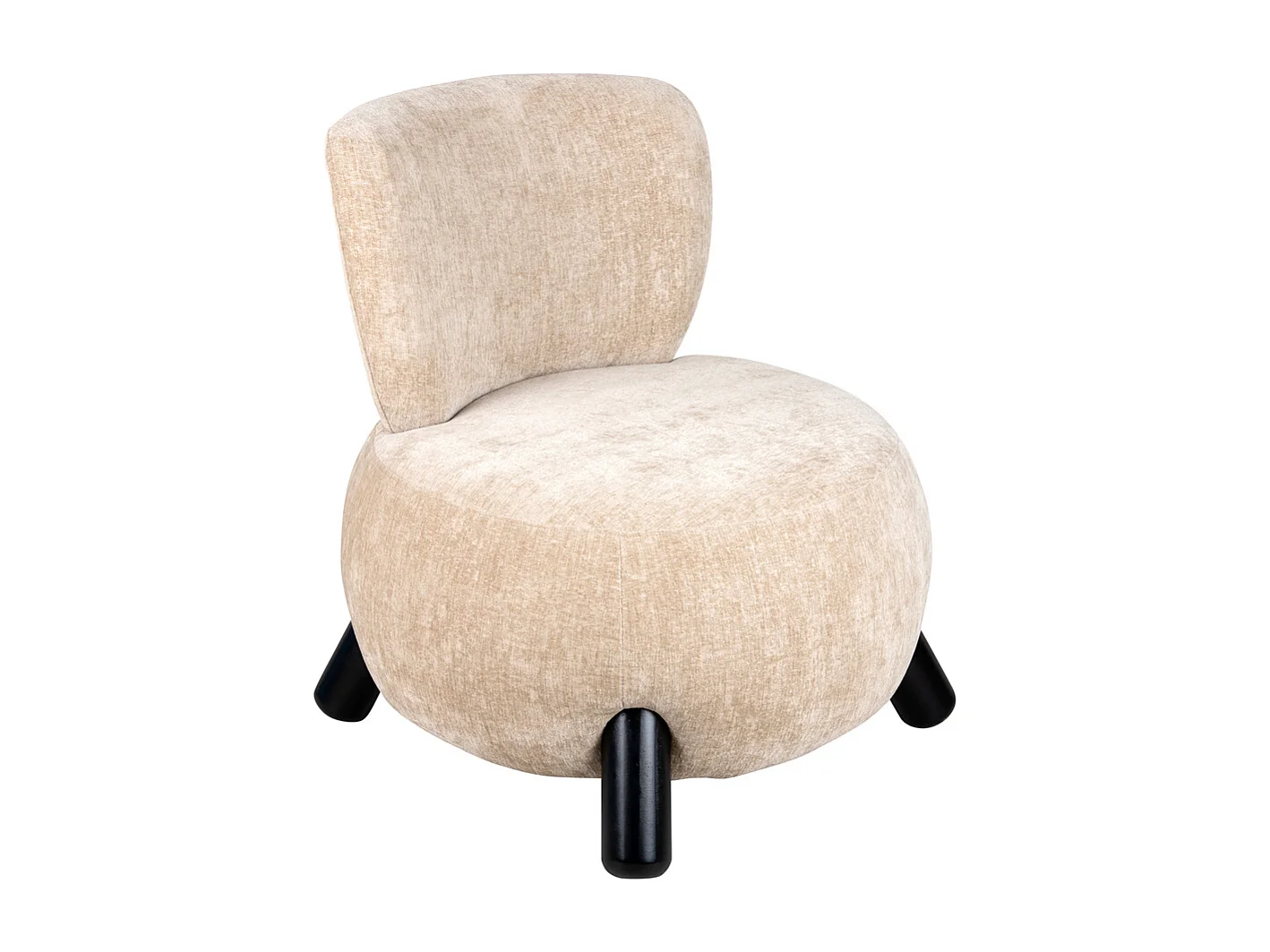 Sessel Busto - 74x74x74 cm - Braun