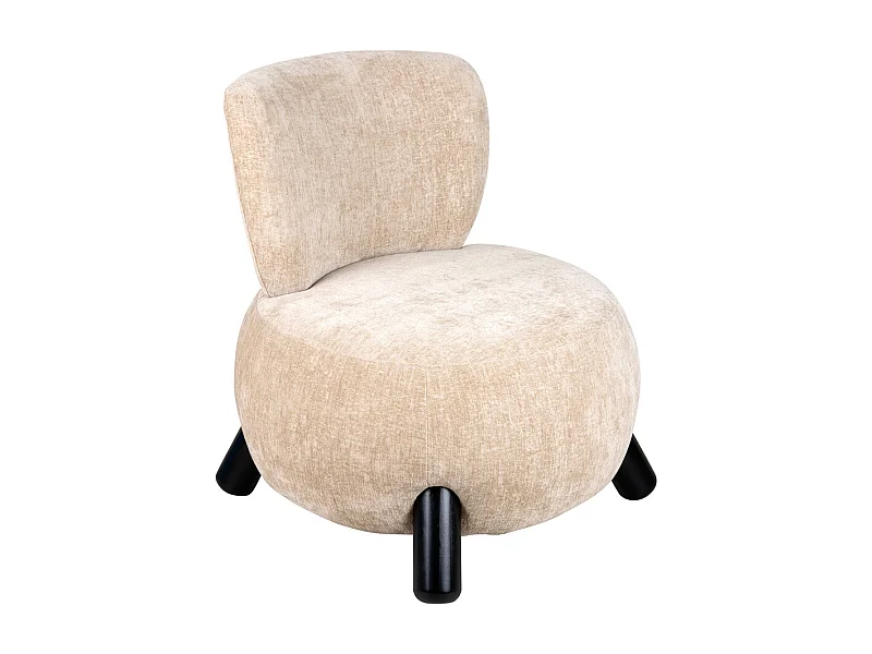 Fauteuil Busto - 74x74x74 cm - Marron