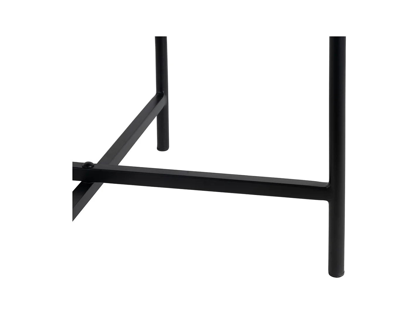 Table d'appoint Meseta - 40x40x49 cm - Noir