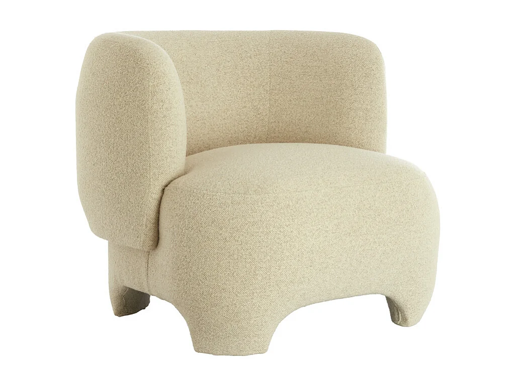 Chaise ZENICA - Ø80x71 cm - Blanc