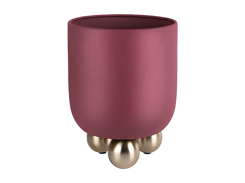 Pot de fleurs Estilo - 26x26x32 cm - Rouge