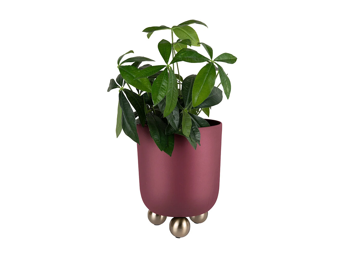 Pot de fleurs Estilo - 26x26x32 cm - Rouge