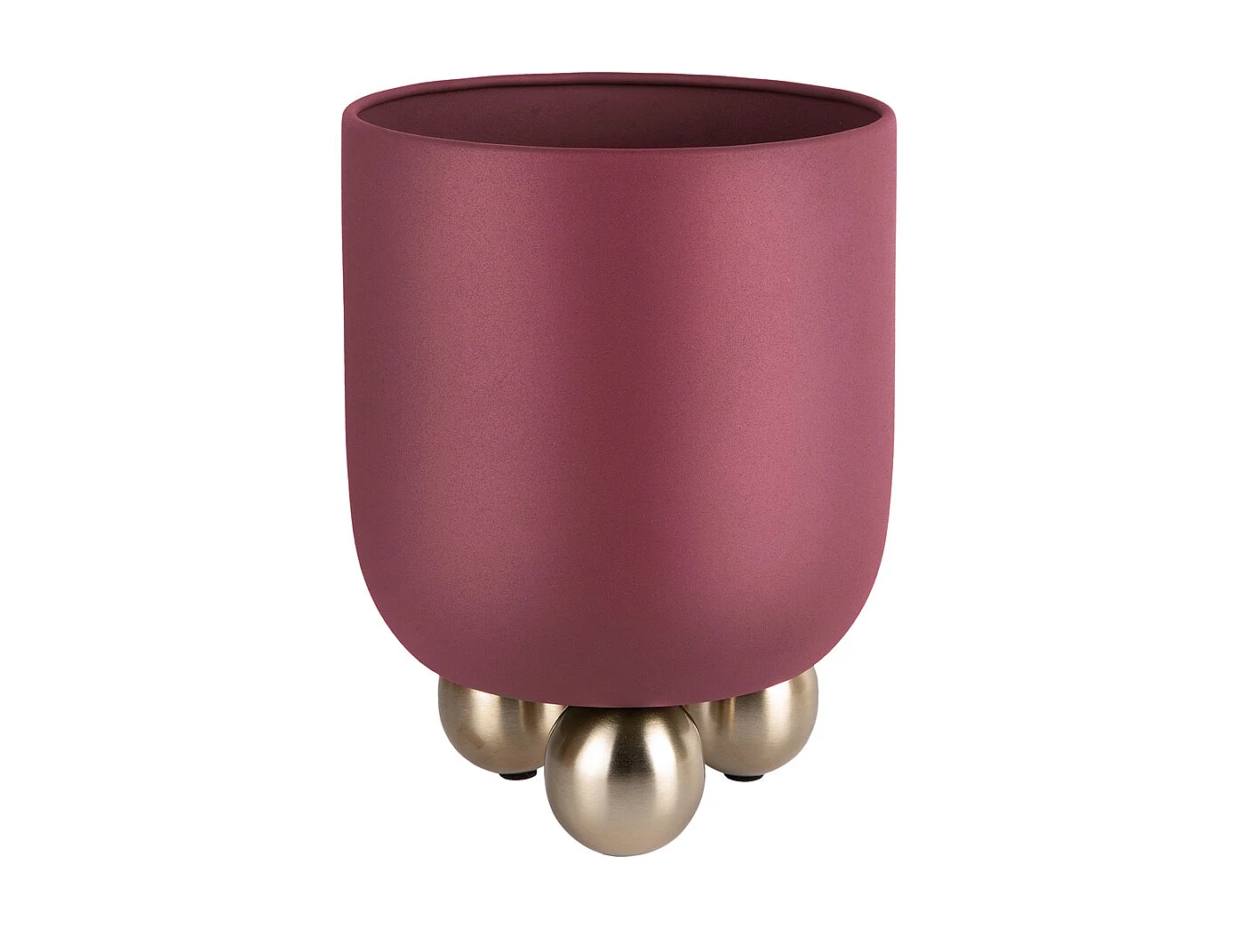 Pot de fleurs Estilo - 26x26x32 cm - Rouge