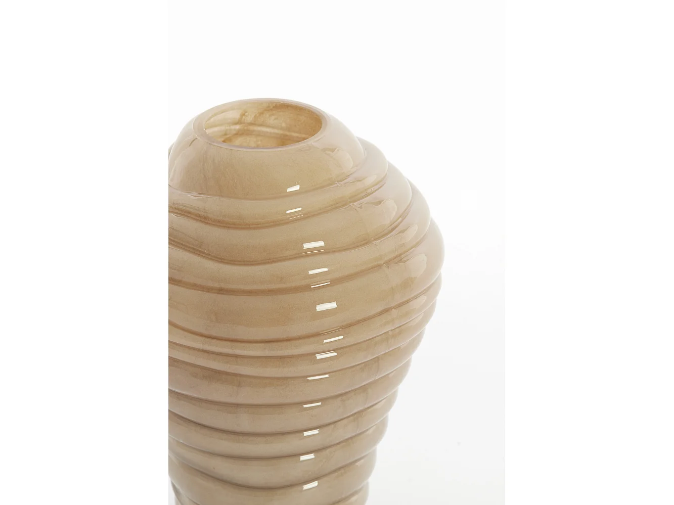 Vase FENLOR - Ø18x25 cm - Marron