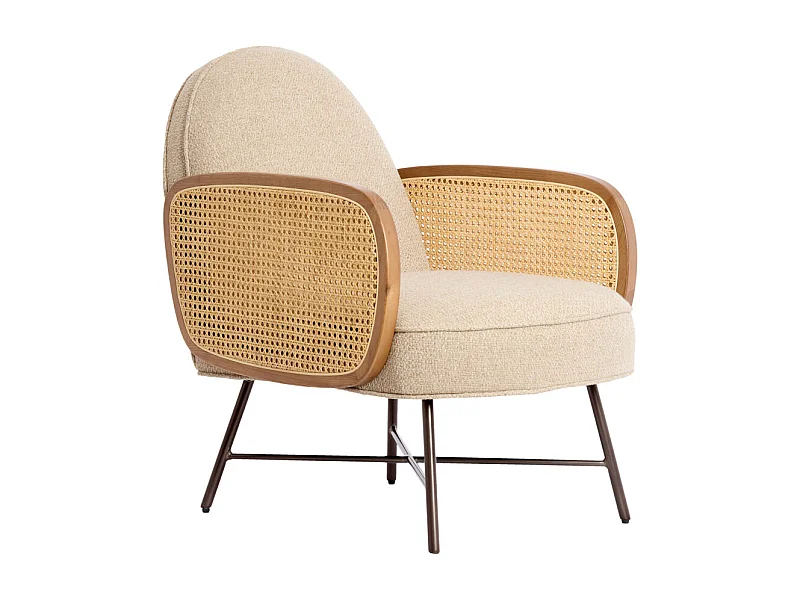 Chaise FIENNE - 81x60x79 cm - Marron