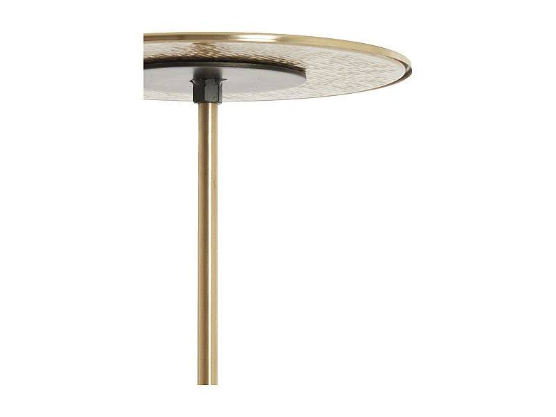 Bijzettafel LIA - Ø38x54 cm - Brons - Set van 2