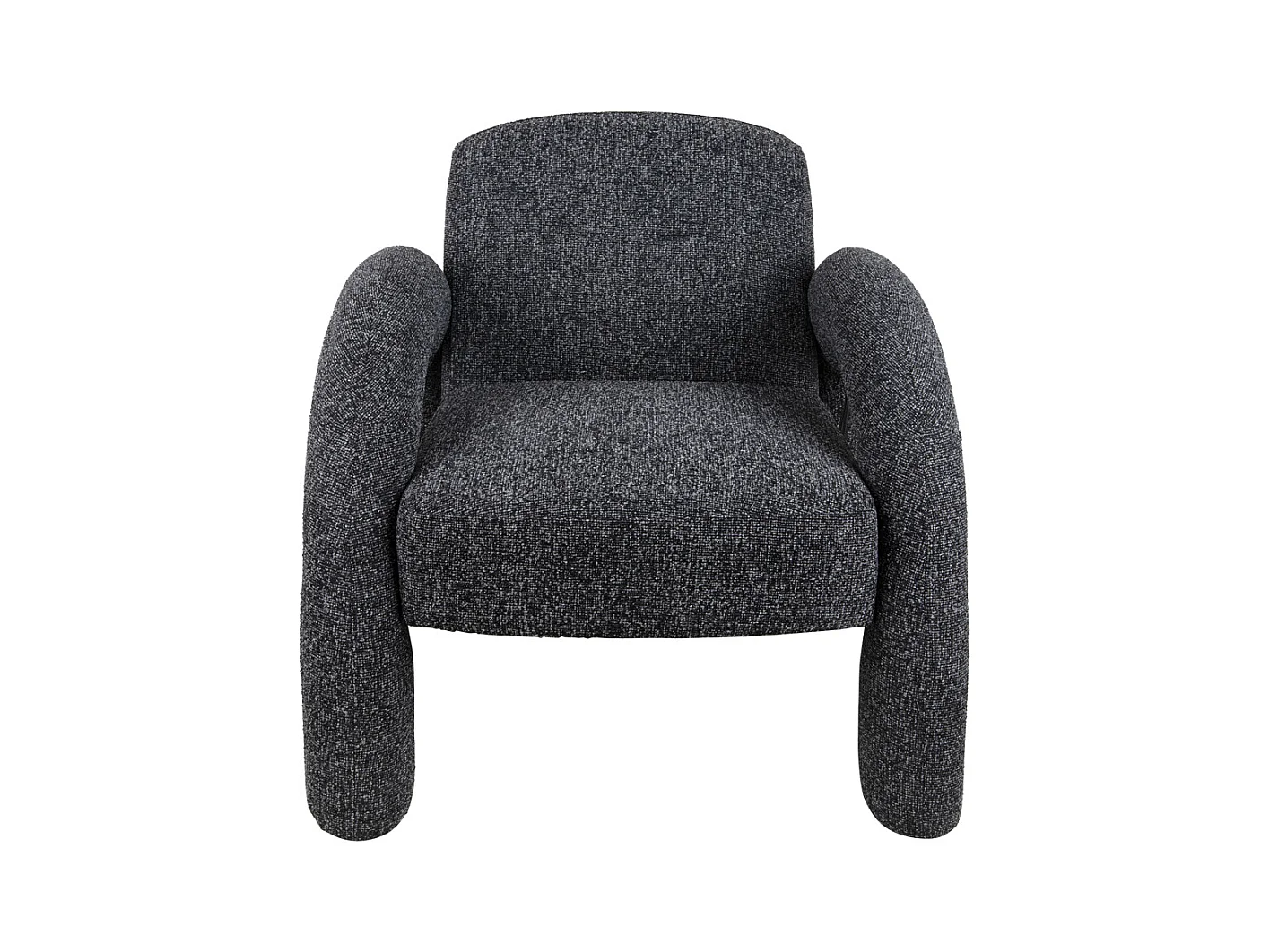 Fauteuil Brazo - 88x74x74 cm - Noir