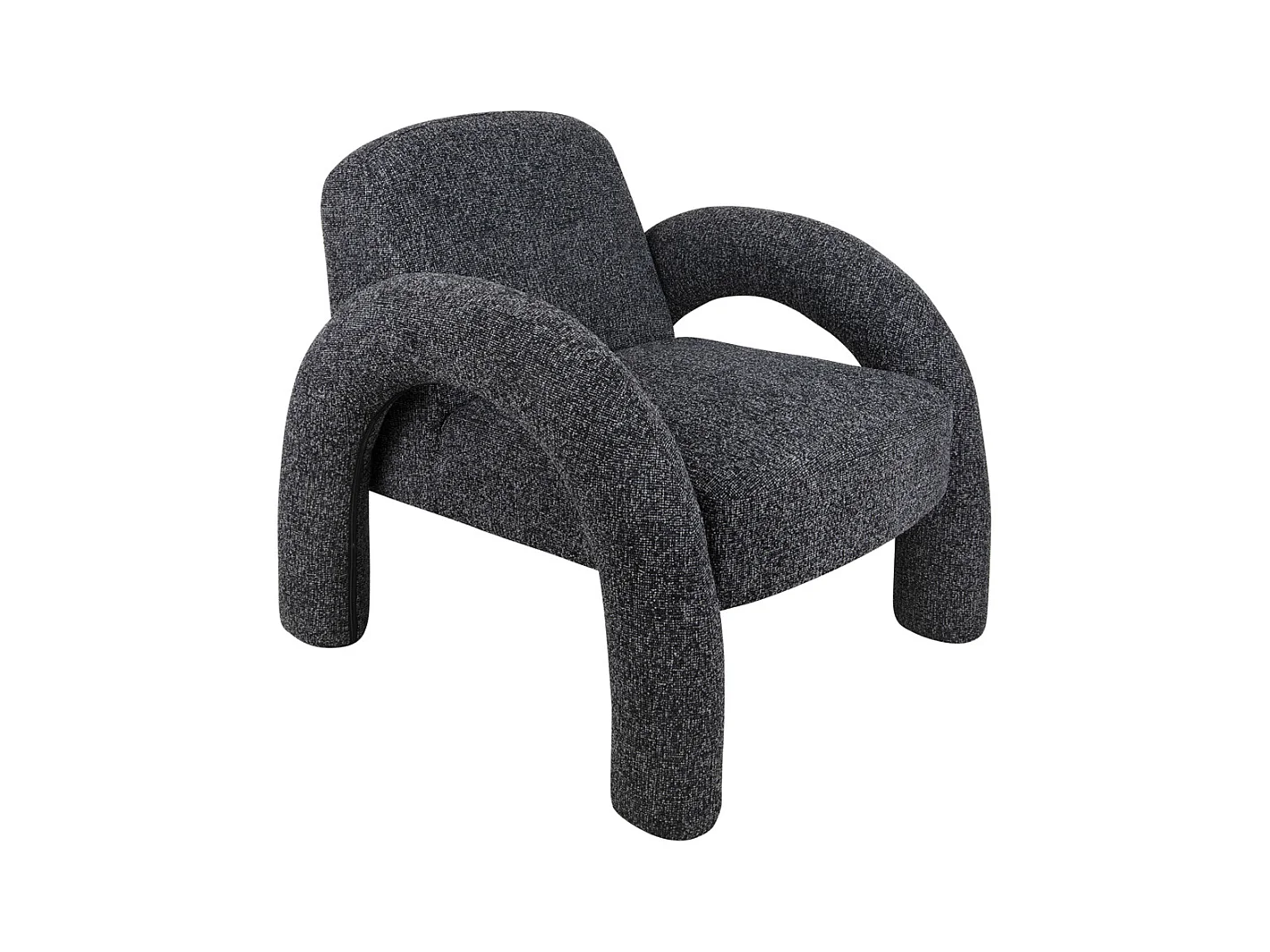 Brazo Sessel - 88x74x74 cm - Schwarz
