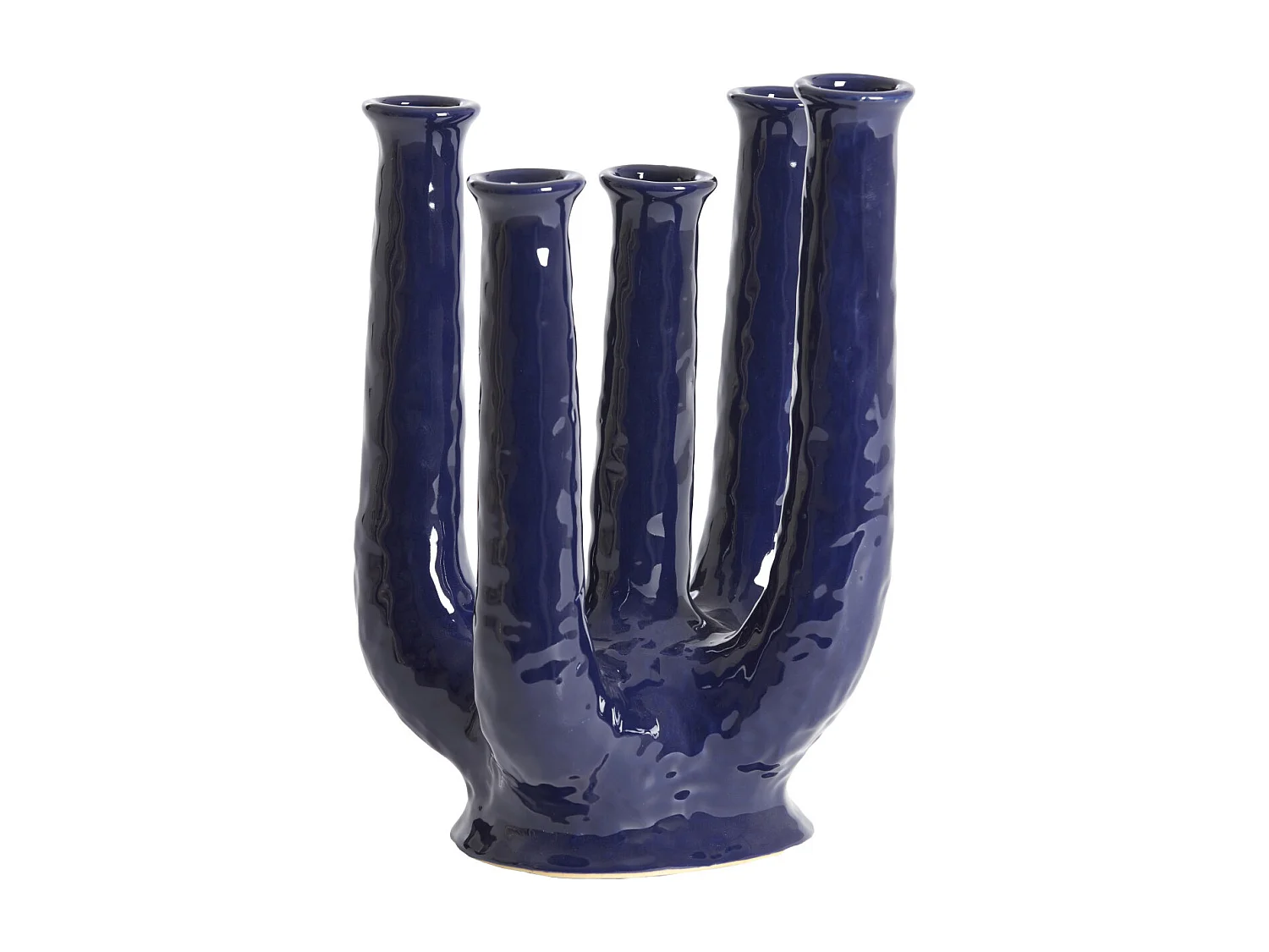 Vase LEONJO - 22x16,5x30 cm - Bleu
