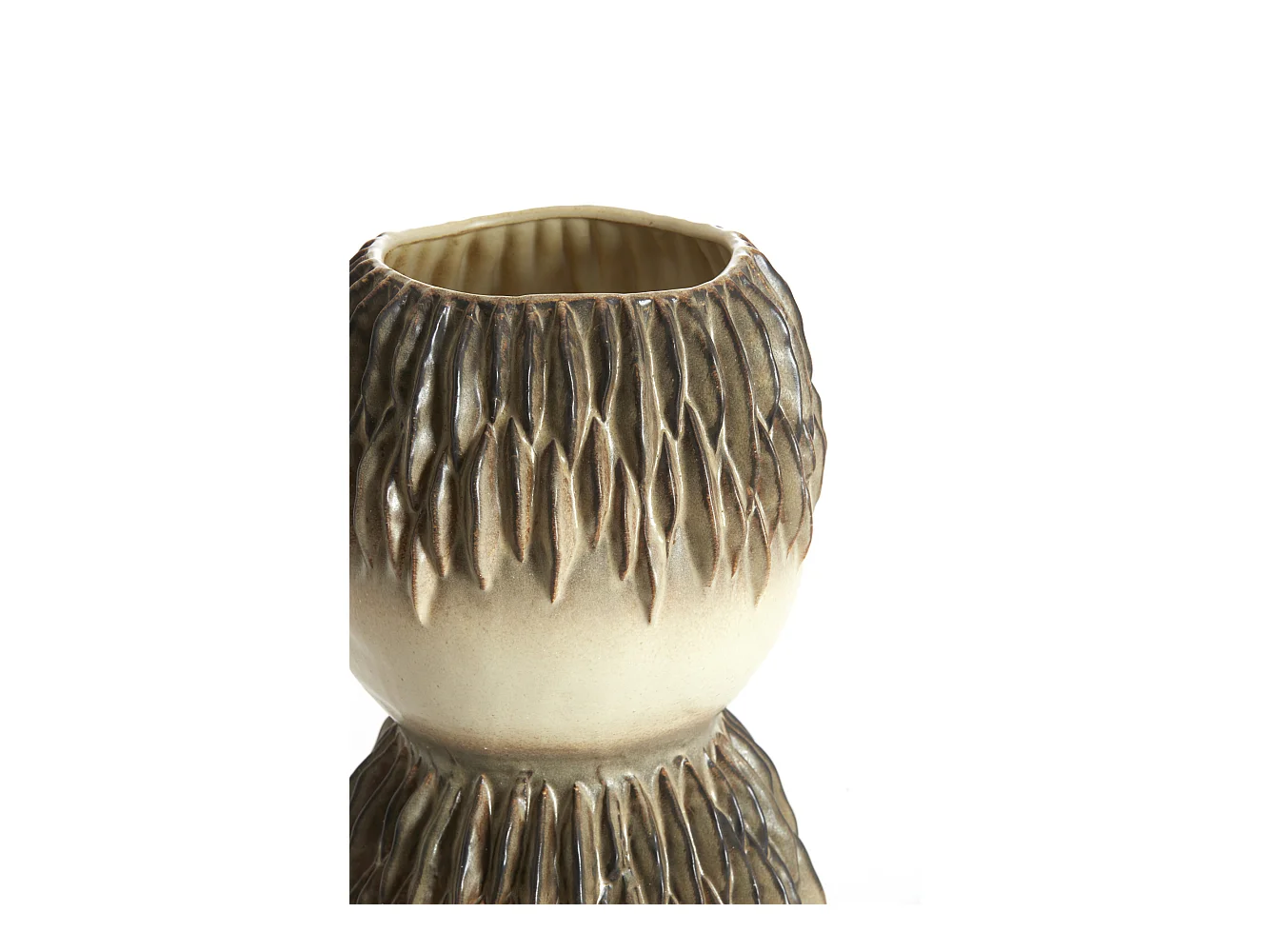 Vase AVERA - Ø26x55 cm - Blanc