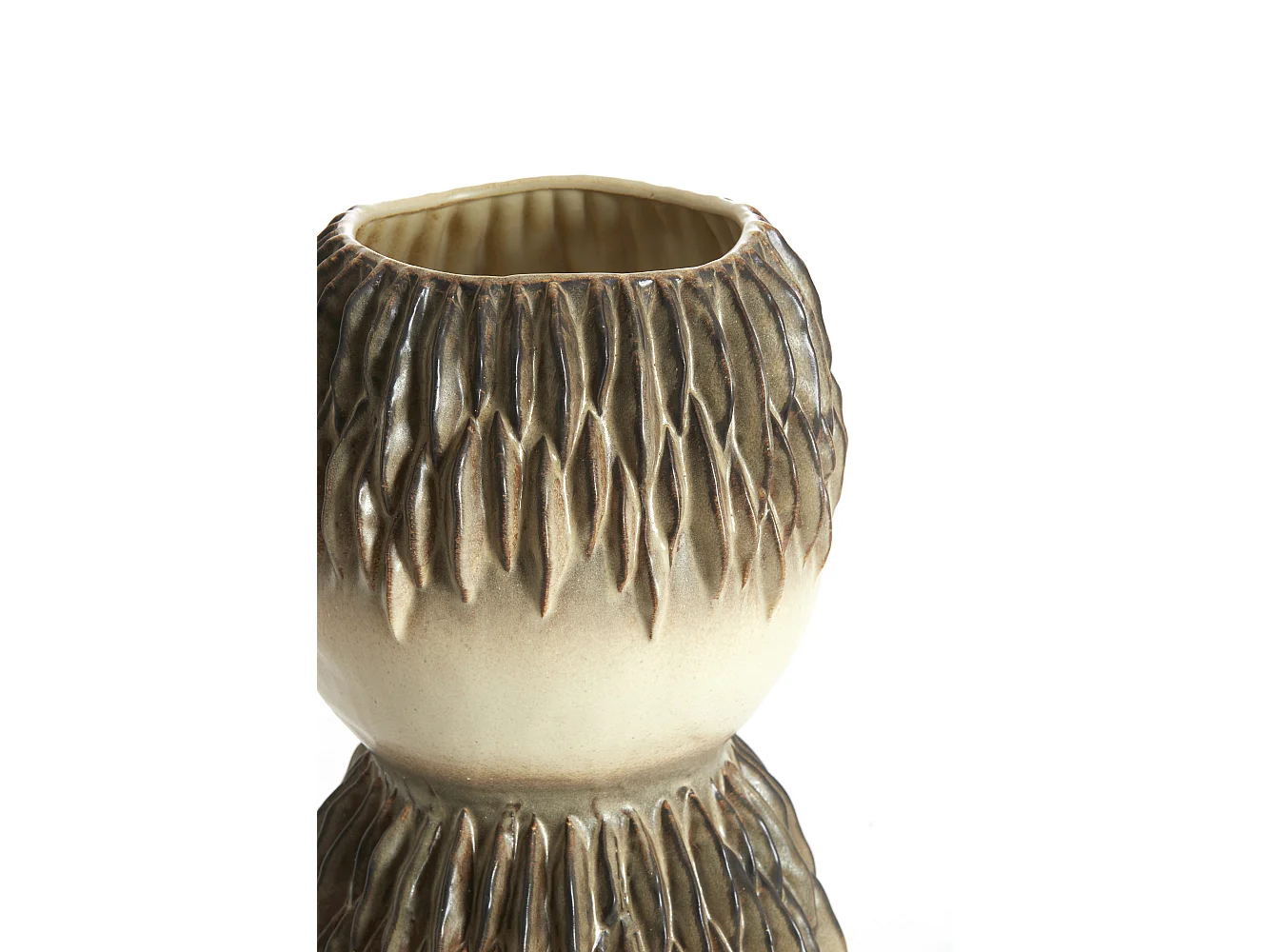 Vase AVERA - Ø26x55 cm - Blanc