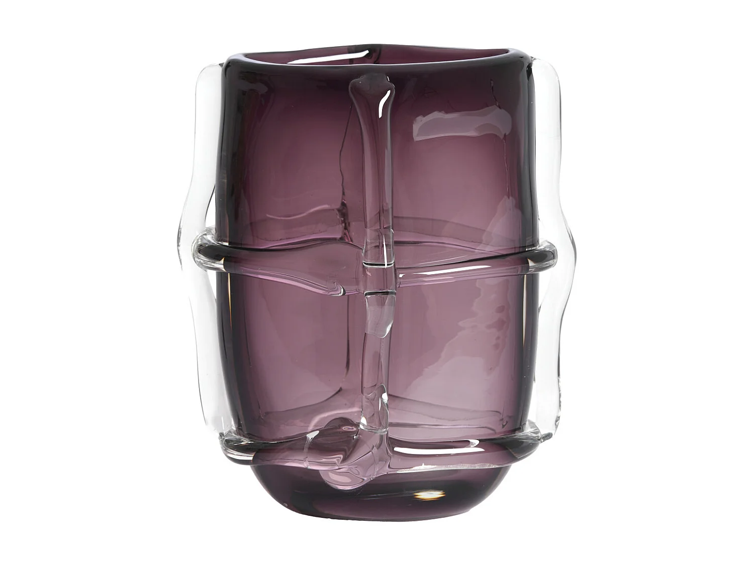 Vase ASHORO - 19x14x22 cm - Violet