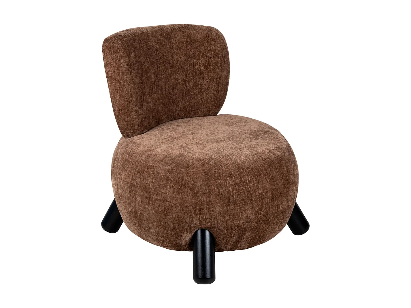 Fauteuil Busto - 74x74x74 cm - Marron