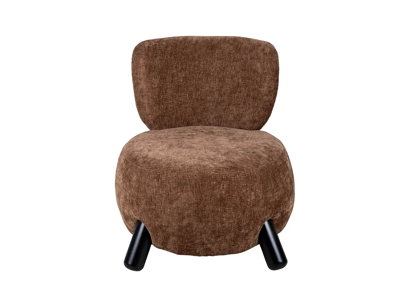 Fauteuil Busto - 74x74x74 cm - Marron