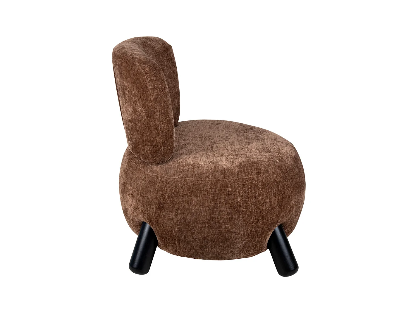 Fauteuil Busto - 74x74x74 cm - Marron