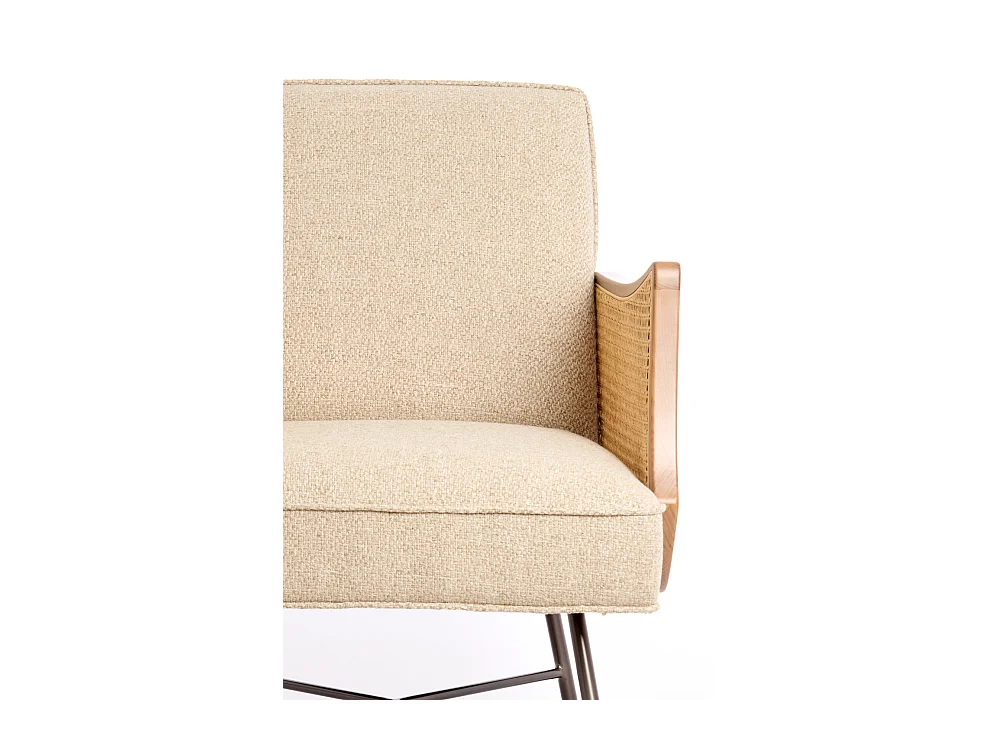 Chaise FIORA - 81x60x80 cm - Marron