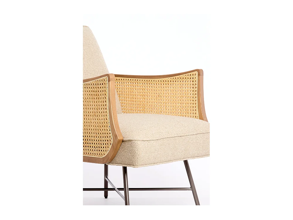 Chaise FIORA - 81x60x80 cm - Marron