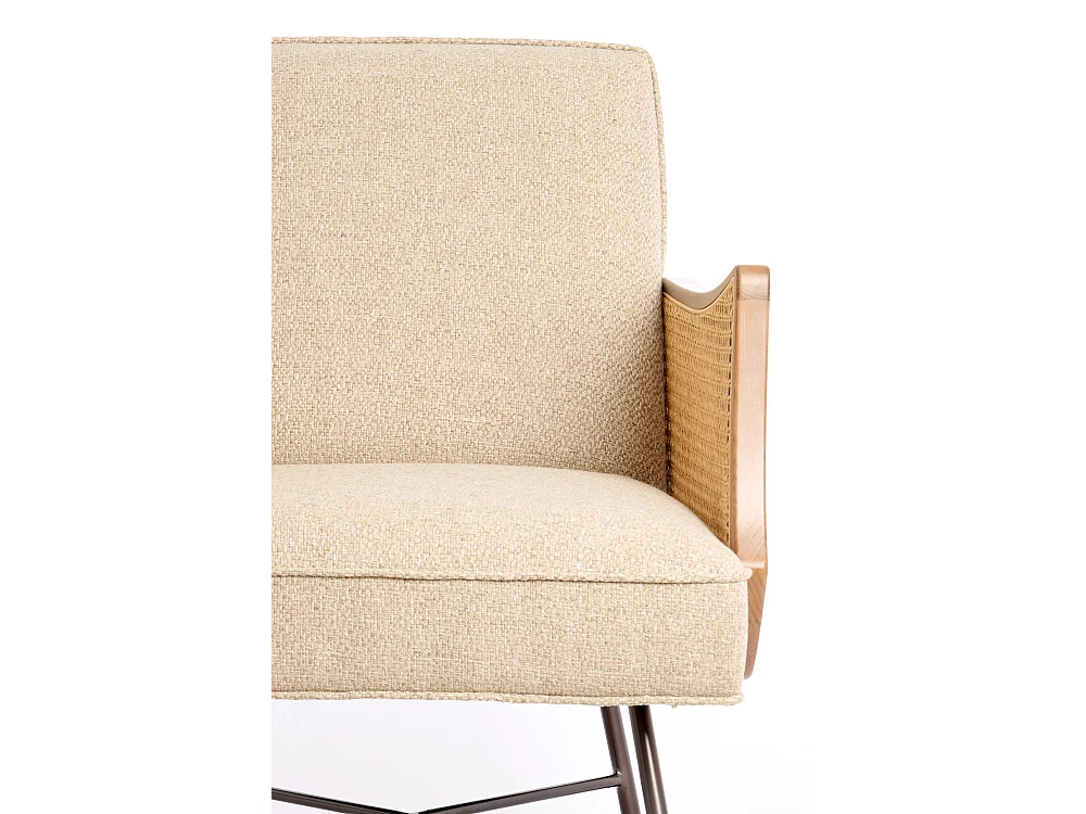 Chaise FIORA - 81x60x80 cm - Marron