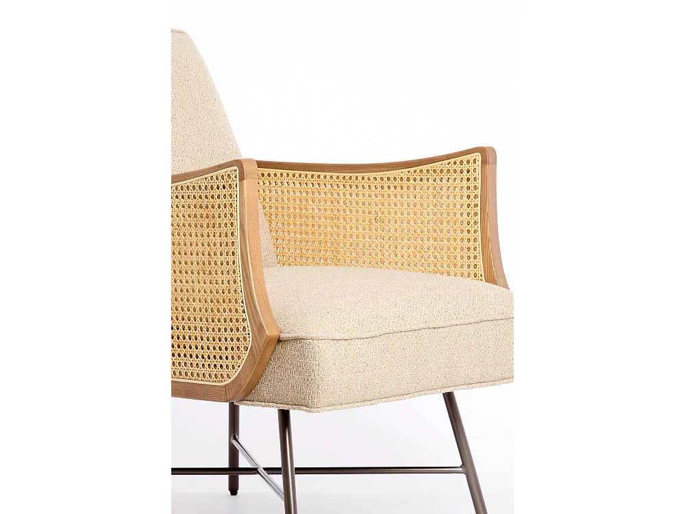 Chaise FIORA - 81x60x80 cm - Marron