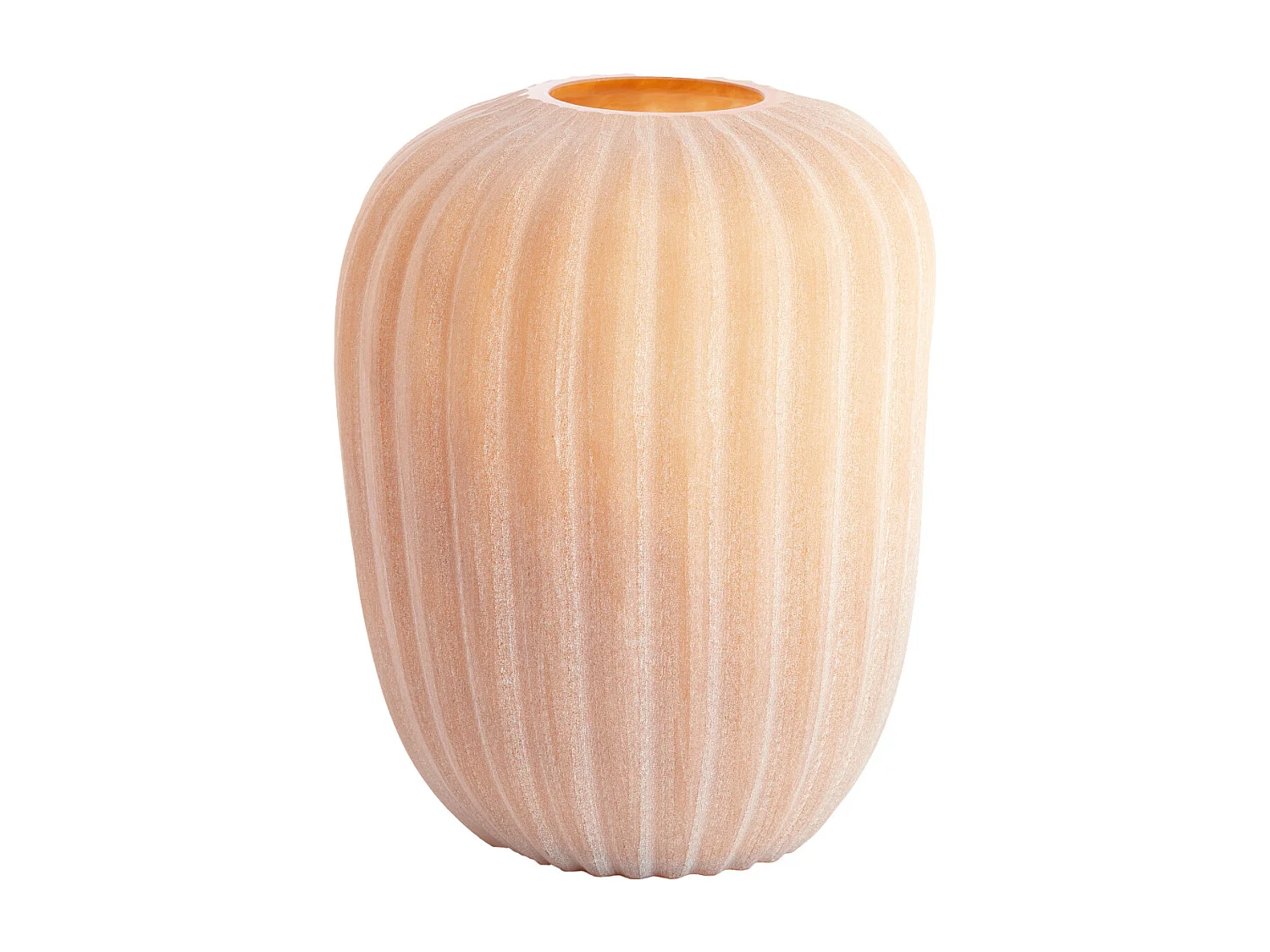 Vase ARAGON - Ø29x38 cm - Jaune