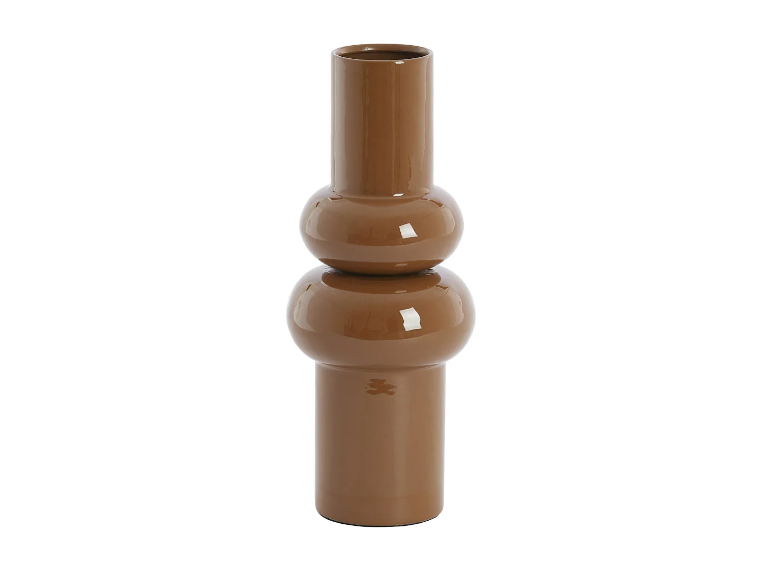 Vase IRISSA - Ø15x36 cm - Marron