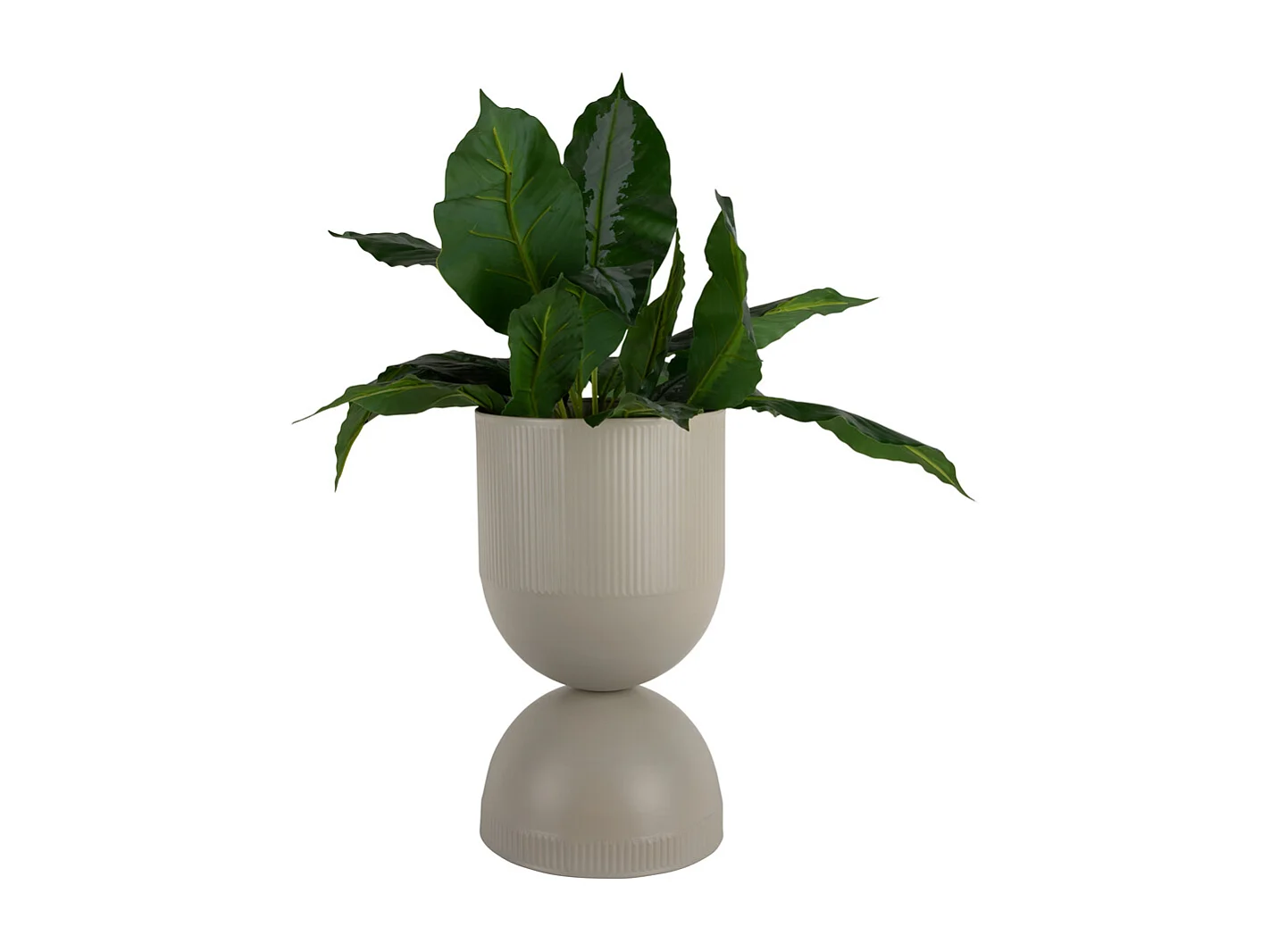 Bloempot Tonar  - 25.5x25.5x45 cm - Grijs