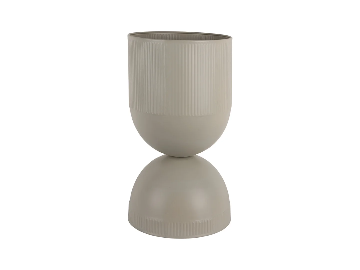 Pot de fleurs Tonar - 25,5x25,5x45 cm - Gris